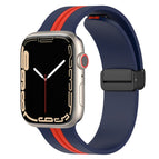 For Apple Watch Series 8&7 45mm / Midnight Blue +Red