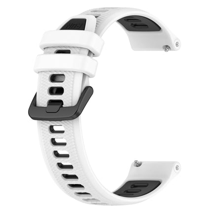 20mm Sports Two-Color Silicone Watch Band, For Samsung Galaxy Watch 6 40mm, For Samsung Galaxy Watch 6 Classic 43mm - DealBuddy