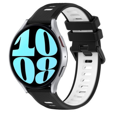 20mm Sports Two-Color Silicone Watch Band, For Samsung Galaxy Watch 6 40mm, For Samsung Galaxy Watch 6 Classic 43mm - DealBuddy