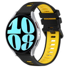 20mm Sports Two-Color Silicone Watch Band, For Samsung Galaxy Watch 6 40mm, For Samsung Galaxy Watch 6 Classic 43mm - DealBuddy
