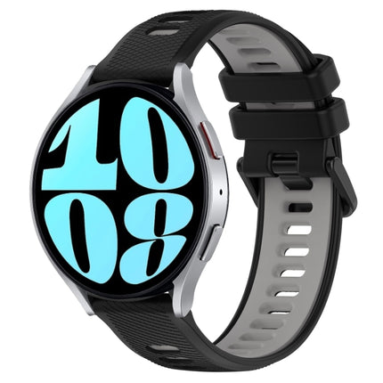 20mm Sports Two-Color Silicone Watch Band, For Samsung Galaxy Watch 6 40mm, For Samsung Galaxy Watch 6 Classic 43mm - DealBuddy