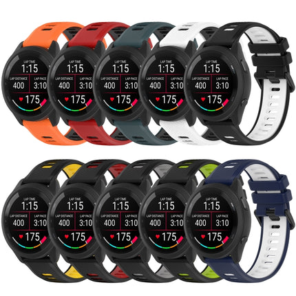 20mm Sports Two-Color Silicone Watch Band