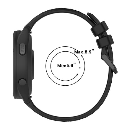 20mm Sports Two-Color Silicone Watch Band
