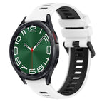 For Samsung Galaxy Watch 6 Classic 43mm / White+Black