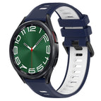For Samsung Galaxy Watch 6 Classic 43mm / Midnight Blue+White