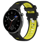 20mm Sports Two-Color Steel Buckle Silicone Watch Band, For Samsung Galaxy Watch 6 40mm, For Samsung Galaxy Watch 6 Classic 43mm - DealBuddy