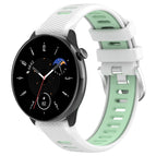 For Samsung Galaxy Watch 6 Classic 43mm / White+Teal