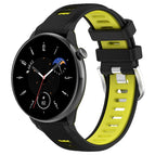 For Samsung Galaxy Watch 6 Classic 43mm / Black+Lime Green