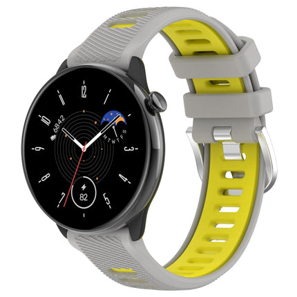 20mm Sports Two-Color Steel Buckle Silicone Watch Band