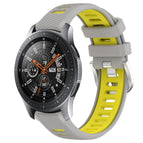 For Samsung Galaxy Watch 46mm / Grey+Yellow
