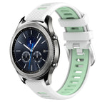 For Samsung Gear S3 Classic / White+Teal