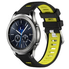 For Samsung Gear S3 Classic / Black+Lime Green
