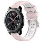 For Samsung Gear S3 Frontier / Pink+White