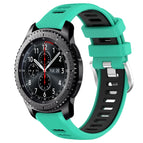 For Samsung Gear S3 Frontier / Lake Blue+Black
