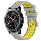 For Samsung Gear S3 Frontier / Grey+Yellow