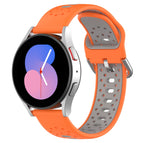 For Samsung Galaxy Watch 5 Pro 45mm / Orange+Grey