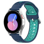 For Samsung Galaxy Watch 4 40mm / Blue+Teal