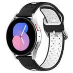 For Samsung Galaxy Watch Active 2 40mm / Black+White