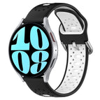 For Samsung Galaxy Watch 6 44mm / Black+White
