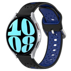 For Samsung Galaxy Watch 6 44mm / Black+Blue