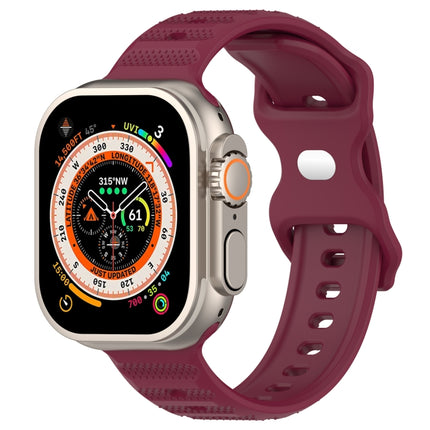 Reverse Buckle Dot Texture Silicone Watch Band, For Apple Watch Ultra 49mm, For Apple Watch 8 41mm, For Apple Watch 8 45mm, For Apple Watch SE 2022 40mm