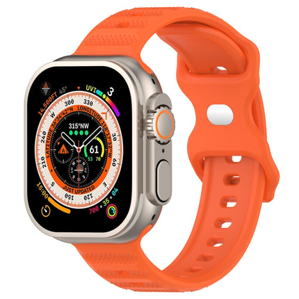 Reverse Buckle Dot Texture Silicone Watch Band, For Apple Watch Ultra 49mm, For Apple Watch 8 41mm, For Apple Watch 8 45mm, For Apple Watch SE 2022 40mm