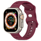 For Apple Watch 6 40mm / Burgundy