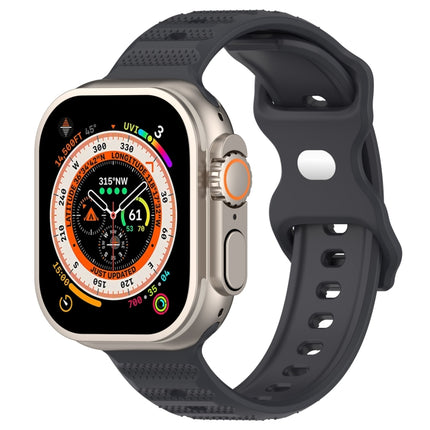 Reverse Buckle Dot Texture Silicone Watch Band, For Apple Watch SE 44mm, For Apple Watch 6 40mm, For Apple Watch 6 44mm, For Apple Watch 5 44mm