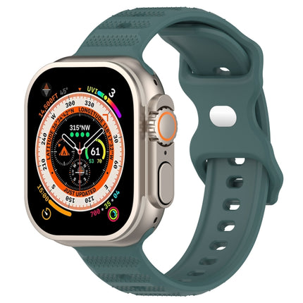 Reverse Buckle Dot Texture Silicone Watch Band, For Apple Watch 5 40mm, For Apple Watch 4 44mm, For Apple Watch 4 40mm, For Apple Watch 3 38mm