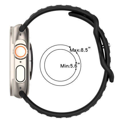 Reverse Buckle Dot Texture Silicone Watch Band, For Apple Watch Ultra 49mm, For Apple Watch 8 41mm, For Apple Watch 8 45mm, For Apple Watch SE 2022 40mm