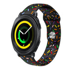 Sports Rainbow Dots Silicone Buckle Watch Band, For Samsung Galaxy Watch 5 Pro, For Samsung Galaxy Gear Sport, For Samsung Galaxy Watch Active 2 40mm / 44mm, For Samsung Galaxy Watch 3 41mm, For Samsung Galaxy watch Active 40mm                         ... - DealBuddy