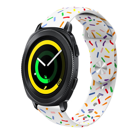 Sports Rainbow Dots Silicone Buckle Watch Band, For Samsung Galaxy Watch 5 Pro, For Samsung Galaxy Gear Sport, For Samsung Galaxy Watch Active 2 40mm / 44mm, For Samsung Galaxy Watch 3 41mm, For Samsung Galaxy watch Active 40mm                         ... - DealBuddy
