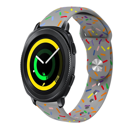 Sports Rainbow Dots Silicone Buckle Watch Band, For Samsung Galaxy Watch 5 Pro, For Samsung Galaxy Gear Sport, For Samsung Galaxy Watch Active 2 40mm / 44mm, For Samsung Galaxy Watch 3 41mm, For Samsung Galaxy watch Active 40mm                         ... - DealBuddy