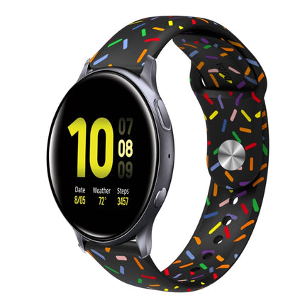 Sports Rainbow Dots Silicone Buckle Watch Band, For Samsung Galaxy Watch 4 40mm / 44mm, For Samsung Galaxy Watch 4 Classic 42mm / 46mm - DealBuddy