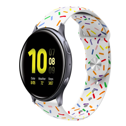 Sports Rainbow Dots Silicone Buckle Watch Band, For Samsung Galaxy Watch 4 40mm / 44mm, For Samsung Galaxy Watch 4 Classic 42mm / 46mm - DealBuddy