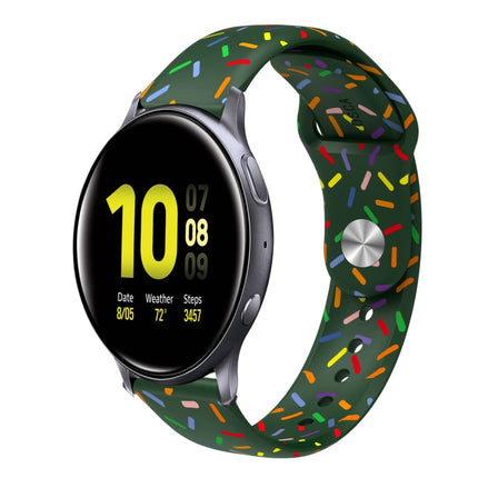 Sports Rainbow Dots Silicone Buckle Watch Band, For Samsung Galaxy Watch 4 40mm / 44mm, For Samsung Galaxy Watch 4 Classic 42mm / 46mm - DealBuddy