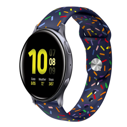 Sports Rainbow Dots Silicone Buckle Watch Band, For Samsung Galaxy Watch 4 40mm / 44mm, For Samsung Galaxy Watch 4 Classic 42mm / 46mm - DealBuddy