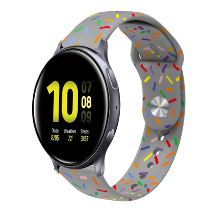 Sports Rainbow Dots Silicone Buckle Watch Band, For Samsung Galaxy Watch 4 40mm / 44mm, For Samsung Galaxy Watch 4 Classic 42mm / 46mm - DealBuddy