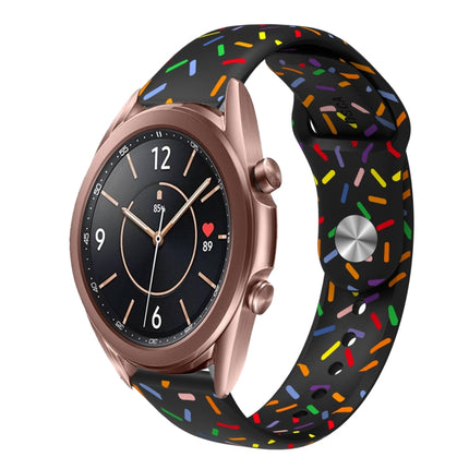 Sports Rainbow Dots Silicone Buckle Watch Band, For Samsung Galaxy Watch 4 40mm / 44mm, For Samsung Galaxy Watch 4 Classic 42mm / 46mm - DealBuddy