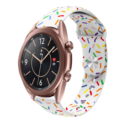 Sports Rainbow Dots Silicone Buckle Watch Band, For Samsung Galaxy Watch 4 40mm / 44mm, For Samsung Galaxy Watch 4 Classic 42mm / 46mm - DealBuddy