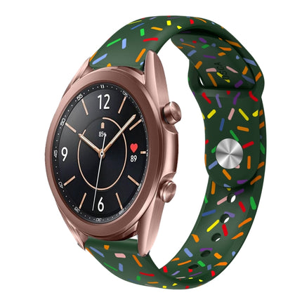 Sports Rainbow Dots Silicone Buckle Watch Band, For Samsung Galaxy Watch 4 40mm / 44mm, For Samsung Galaxy Watch 4 Classic 42mm / 46mm - DealBuddy