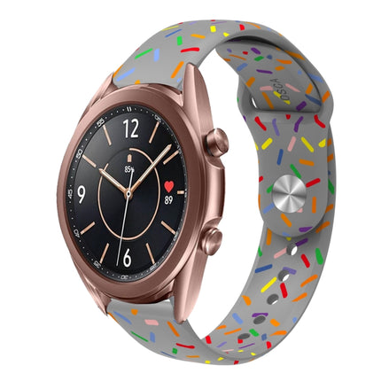 Sports Rainbow Dots Silicone Buckle Watch Band, For Samsung Galaxy Watch 4 40mm / 44mm, For Samsung Galaxy Watch 4 Classic 42mm / 46mm - DealBuddy