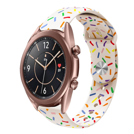 Sports Rainbow Dots Silicone Buckle Watch Band, For Samsung Galaxy Watch 4 40mm / 44mm, For Samsung Galaxy Watch 4 Classic 42mm / 46mm - DealBuddy