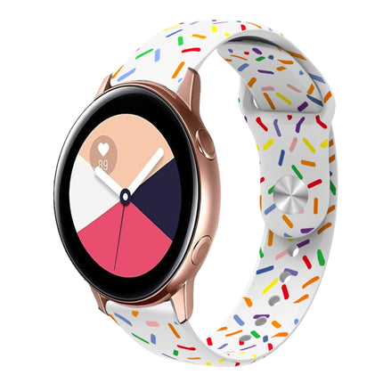 Sports Rainbow Dots Silicone Buckle Watch Band, For Samsung Galaxy Watch 5 Pro, For Samsung Galaxy Gear Sport, For Samsung Galaxy Watch Active 2 40mm / 44mm, For Samsung Galaxy Watch 3 41mm, For Samsung Galaxy watch Active 40mm                         ... - DealBuddy