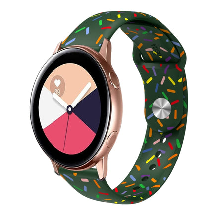 Sports Rainbow Dots Silicone Buckle Watch Band, For Samsung Galaxy Watch 5 Pro, For Samsung Galaxy Gear Sport, For Samsung Galaxy Watch Active 2 40mm / 44mm, For Samsung Galaxy Watch 3 41mm, For Samsung Galaxy watch Active 40mm                         ... - DealBuddy