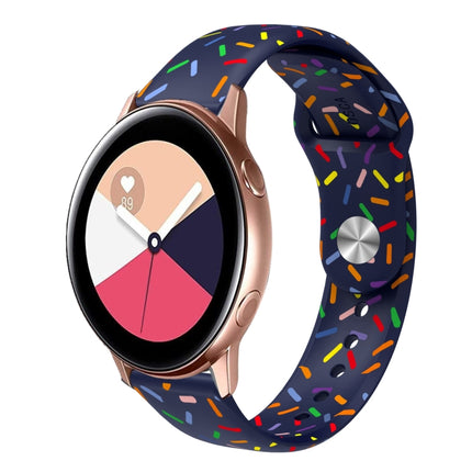Sports Rainbow Dots Silicone Buckle Watch Band, For Samsung Galaxy Watch 5 Pro, For Samsung Galaxy Gear Sport, For Samsung Galaxy Watch Active 2 40mm / 44mm, For Samsung Galaxy Watch 3 41mm, For Samsung Galaxy watch Active 40mm                         ... - DealBuddy