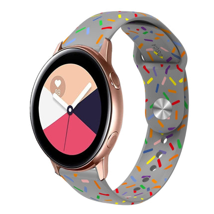 Sports Rainbow Dots Silicone Buckle Watch Band, For Samsung Galaxy Watch 5 Pro, For Samsung Galaxy Gear Sport, For Samsung Galaxy Watch Active 2 40mm / 44mm, For Samsung Galaxy Watch 3 41mm, For Samsung Galaxy watch Active 40mm                         ... - DealBuddy
