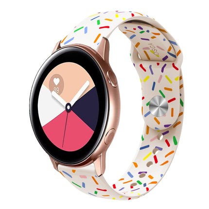 Sports Rainbow Dots Silicone Buckle Watch Band, For Samsung Galaxy Watch 5 Pro, For Samsung Galaxy Gear Sport, For Samsung Galaxy Watch Active 2 40mm / 44mm, For Samsung Galaxy Watch 3 41mm, For Samsung Galaxy watch Active 40mm                         ... - DealBuddy