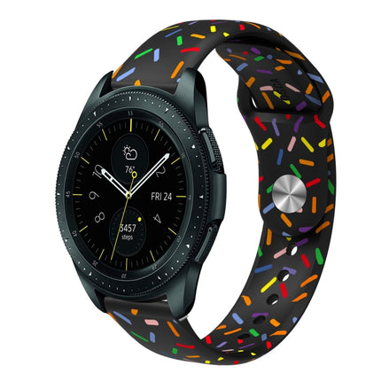 Sports Rainbow Dots Silicone Buckle Watch Band, For Samsung Galaxy Watch 5 Pro, For Samsung Galaxy Gear Sport, For Samsung Galaxy Watch Active 2 40mm / 44mm, For Samsung Galaxy Watch 3 41mm, For Samsung Galaxy watch Active 40mm                         ... - DealBuddy