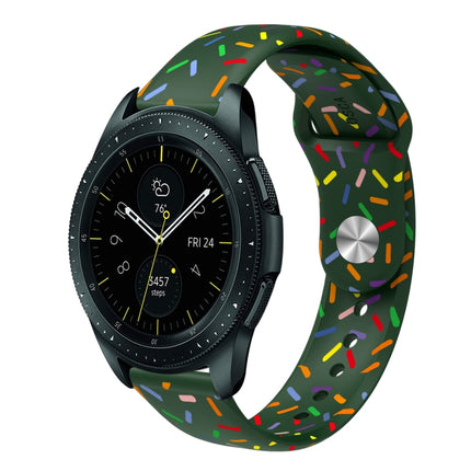 Sports Rainbow Dots Silicone Buckle Watch Band, For Samsung Galaxy Watch 5 Pro, For Samsung Galaxy Gear Sport, For Samsung Galaxy Watch Active 2 40mm / 44mm, For Samsung Galaxy Watch 3 41mm, For Samsung Galaxy watch Active 40mm                         ... - DealBuddy